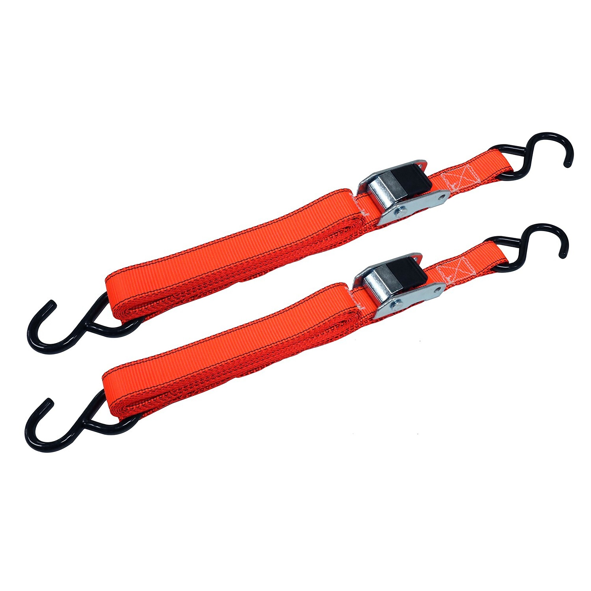 CargoLoc, 2 Pc 1" x 12' 1000lbs break strength, 333 lbs working load limit, Cambuckle Tie Down Straps, Model # 42468